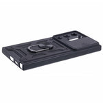 For Samsung Galaxy S24 Ultra Case Kickstand Phone Cover with Slide Lens Protection