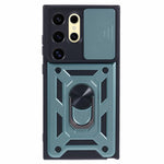 For Samsung Galaxy S24 Ultra Case Kickstand Phone Cover with Slide Lens Protection