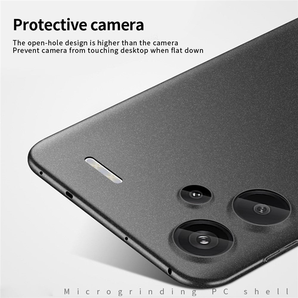MOFI Shield Matte Series för Xiaomi Redmi Note 13 Pro+ 5G mobilskal Hårt PC Anti-fingeravtrycksskydd