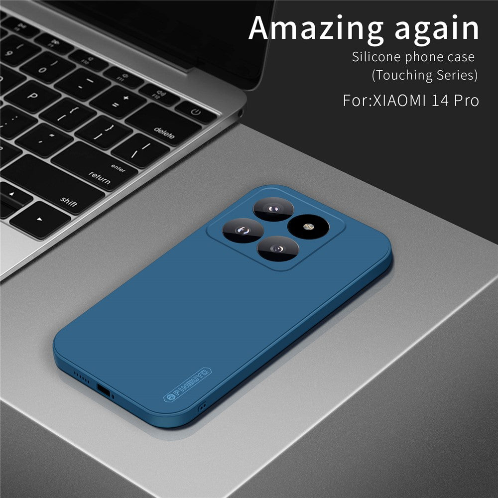 PINWUYO JK Touching Series för Xiaomi 14 Pro mobilskal fallskyddande mjukt TPU-skal