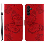 For Samsung Galaxy A25 5G (Global) Wallet Case Floral Butterfly Imprinted Leather Phone Cover Stand