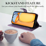 For Xiaomi Redmi 13C 4G / 13C 5G / 13R 5G / Poco M6 5G / Poco C65 4G Wallet Case Floral Butterfly Imprinted Leather Phone Cover Stand