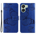For Xiaomi Redmi 13C 4G / 13C 5G / 13R 5G / Poco M6 5G / Poco C65 4G Wallet Case Floral Butterfly Imprinted Leather Phone Cover Stand