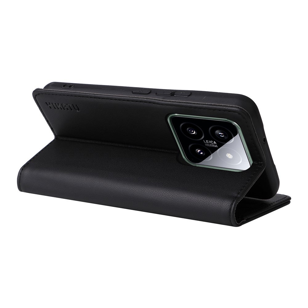 YIKATU YK-001 for Xiaomi 14 Case Anti-drop PU Leather Wallet Phone Cover