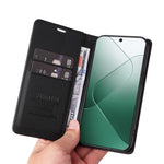 YIKATU YK-001 for Xiaomi 14 Case Anti-drop PU Leather Wallet Phone Cover