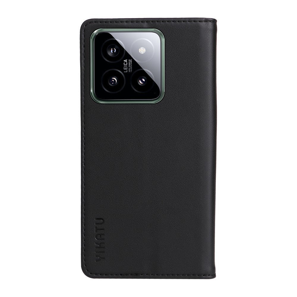 YIKATU YK-001 för Xiaomi 14-skal med fallskydd, plånbok i PU-läder, mobilfodral