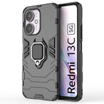 For Xiaomi Redmi 13C 4G / 13C 5G / Poco C65 4G / Poco M6 5G / 13R 5G Case Anti-Drop Ring Kickstand Smart Phone Cover