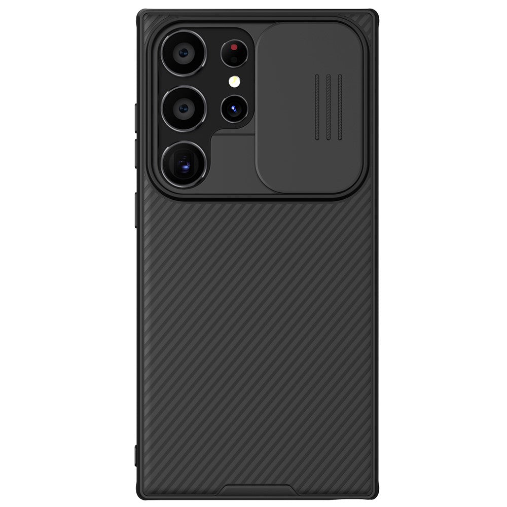 NILLKIN CamShield Pro Series-etui til Samsung Galaxy S24 Ultra i PC+TPU med skydebeskyttelse til kameraet - mobilbeskyttelse