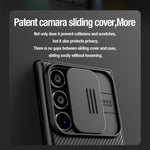 NILLKIN CamShield Pro Series-etui til Samsung Galaxy S24 Ultra i PC+TPU med skydebeskyttelse til kameraet - mobilbeskyttelse