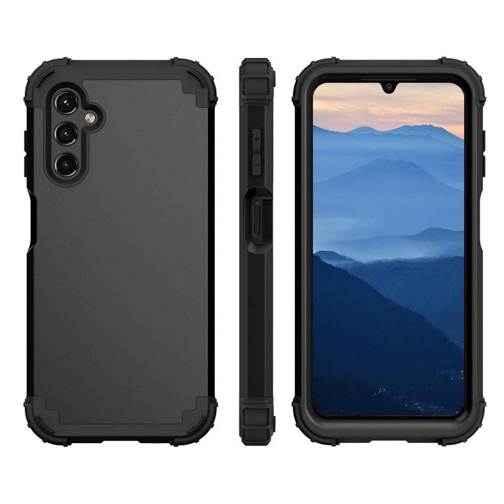 L-Style för Samsung Galaxy A15 4G-skal PC + TPU-skyddande fallskyddande mobilskal