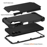 L-Style Til Samsung Galaxy A15 4G Cover PC + TPU Beskyttende Telefoncover Mod Fald