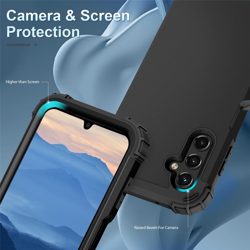 L-Style Til Samsung Galaxy A15 4G Cover PC + TPU Beskyttende Telefoncover Mod Fald