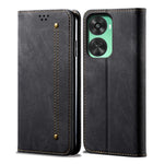 For Huawei nova 11 SE / nova 12 SE 4G Case Jeans Cloth Texture Wallet Phone Leather Cover