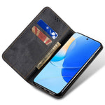 For Huawei nova 11 SE / nova 12 SE 4G Case Jeans Cloth Texture Wallet Phone Leather Cover
