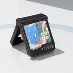 ABEEL For Samsung Galaxy Z Flip5 5G Case Grid Texture Hinge Protection Folding Phone Cover