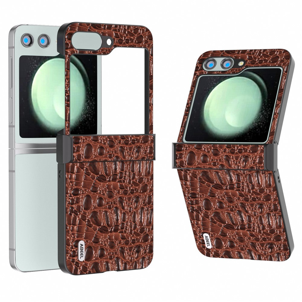 ABEEL For Samsung Galaxy Z Flip5 5G Case Hinge Design Canopy Texture Phone Cover