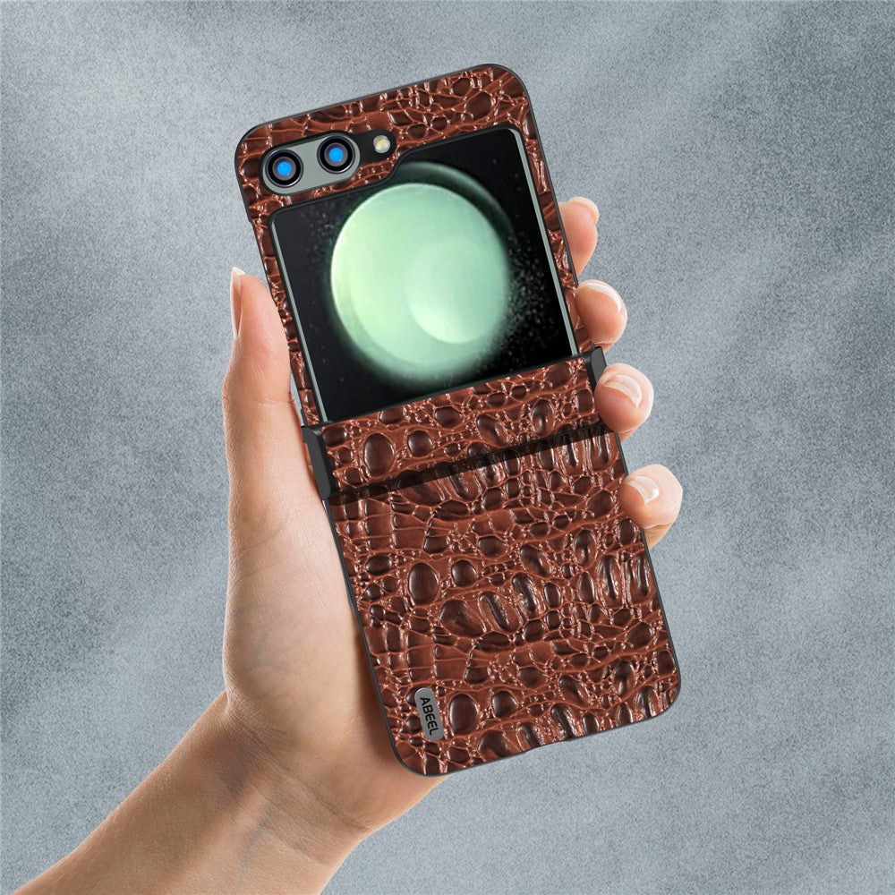 ABEEL For Samsung Galaxy Z Flip5 5G Case Hinge Design Canopy Texture Phone Cover