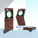 ABEEL For Samsung Galaxy Z Flip5 5G Case Hinge Design Canopy Texture Phone Cover