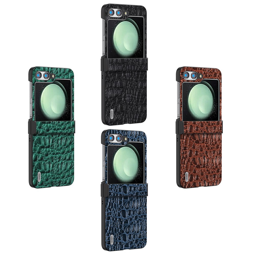 ABEEL For Samsung Galaxy Z Flip5 5G Case Hinge Design Canopy Texture Phone Cover