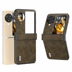 ABEEL For Oppo Find N3 Flip 5G Case Hinge Protection Leather Coated Hard PC Cover