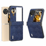 ABEEL For Oppo Find N3 Flip 5G Case Hinge Protection Leather Coated Hard PC Cover