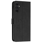 Skin-Touch Phone Case for Samsung Galaxy A15 5G Stand PU Leather Phone Cover Wallet