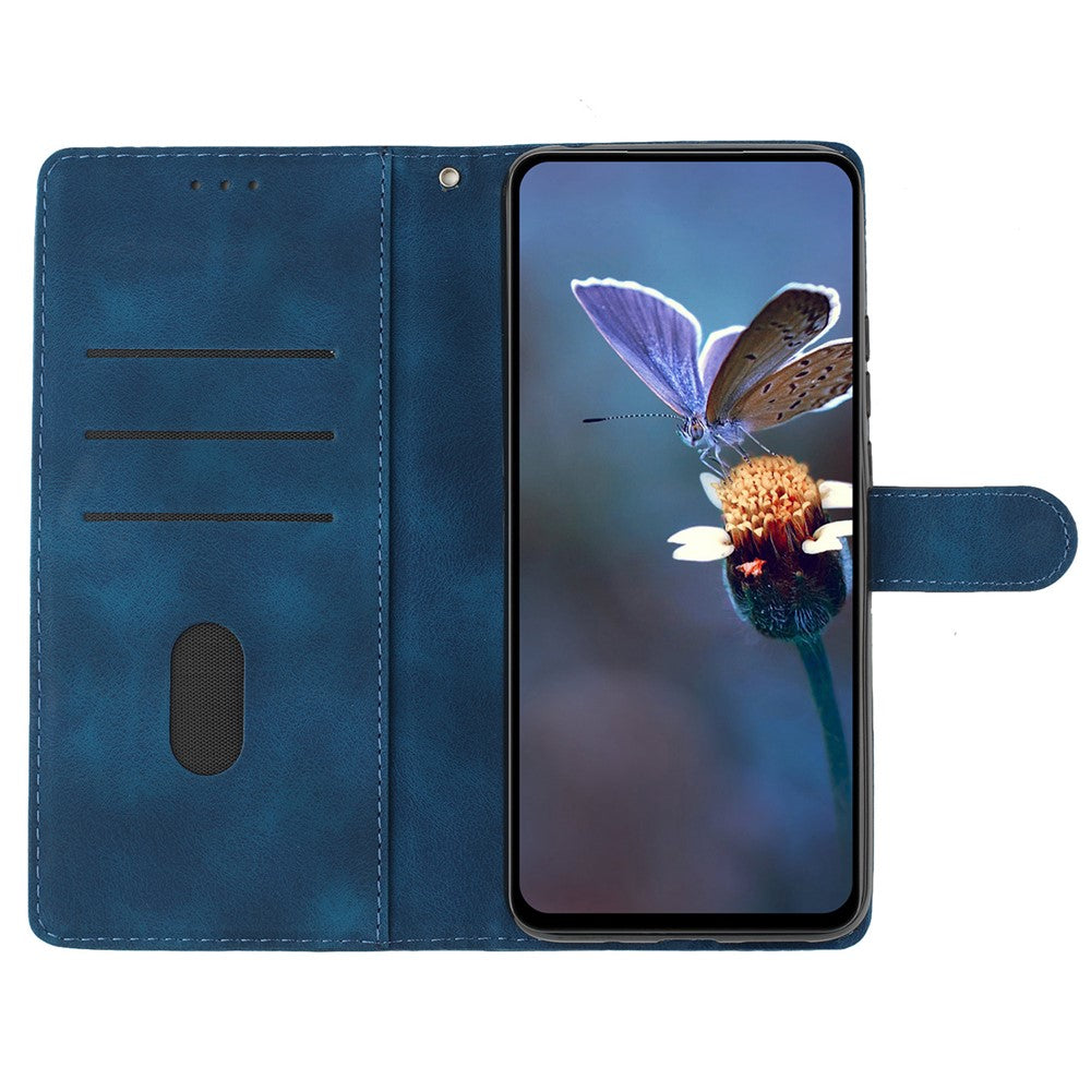 Samsung Galaxy S24 Plånboksfodral med tryck i PU-läder, magnetiskt stativ
