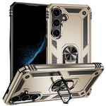 For Samsung Galaxy S24+ Case TPU+PC Phone Cover with Ring Kickstand