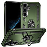 For Samsung Galaxy S24+ Case TPU+PC Phone Cover with Ring Kickstand