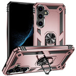 For Samsung Galaxy S24+ Case TPU+PC Phone Cover with Ring Kickstand