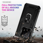 Xiaomi 13T / 13T Pro / Redmi K60 Ultra Case TPU+PC Rotating Ring Kickstand Cell Phone Cover