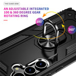 For Samsung Galaxy S24 Case Drop-resistant PC+TPU Kickstand Phone Protector