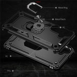 For Samsung Galaxy S24 Case Drop-resistant PC+TPU Kickstand Phone Protector