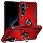 For Samsung Galaxy S24 Case Drop-resistant PC+TPU Kickstand Phone Protector