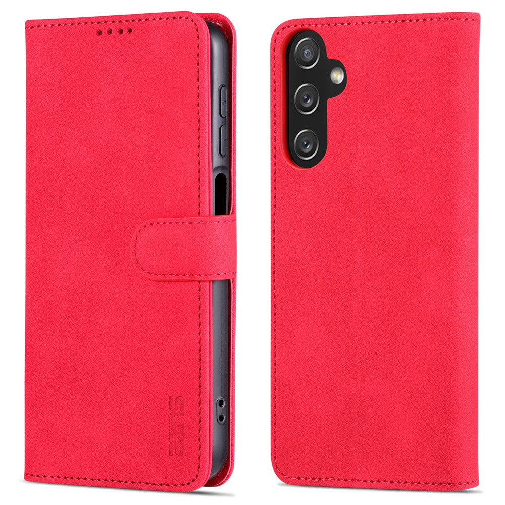 AZNS For Samsung Galaxy A15 4G Cell Phone Case Anti-Scratch PU Leather Wallet Phone Cover
