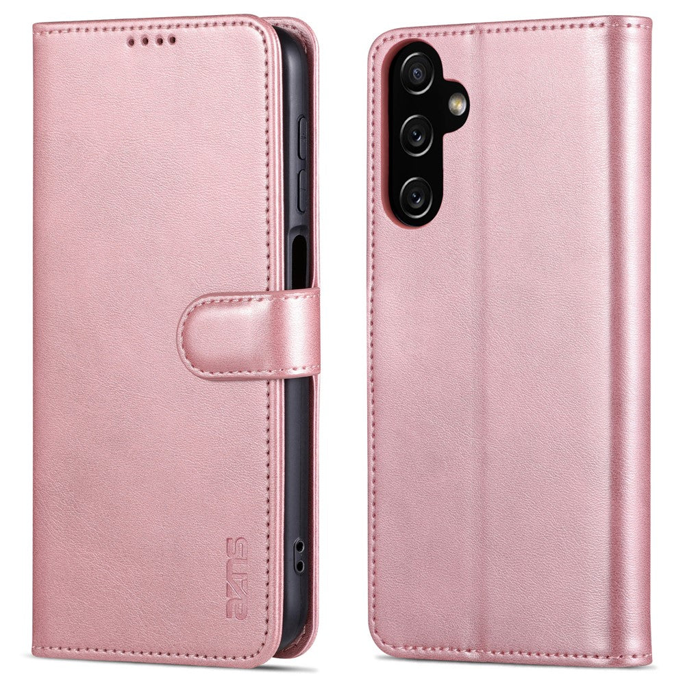 AZNS For Samsung Galaxy A15 4G Cell Phone Case Anti-Scratch PU Leather Wallet Phone Cover