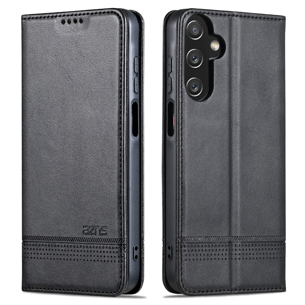 AZNS Til Samsung Galaxy A15 4G Cover PU Læder Magnetisk Sugepung Telefoncover