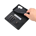 AZNS Til Samsung Galaxy A15 4G Cover PU Læder Magnetisk Sugepung Telefoncover
