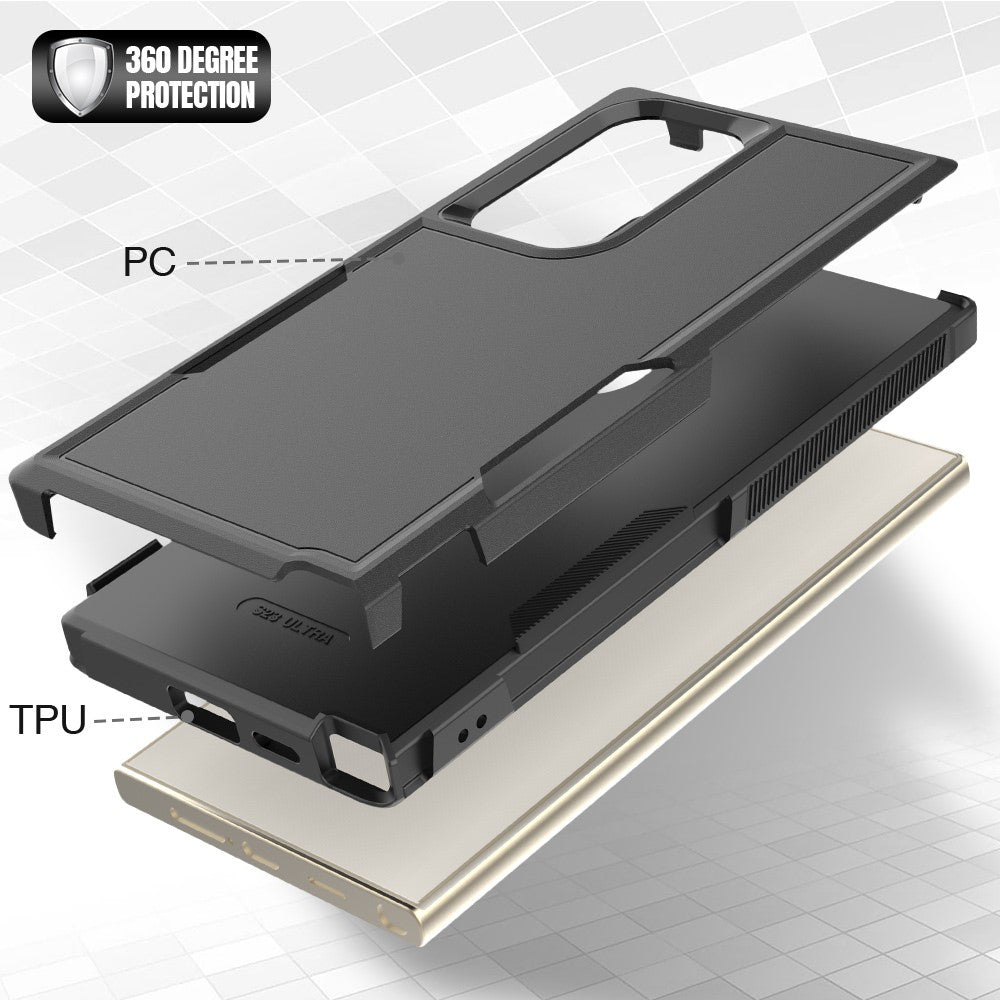 Samsung Galaxy S24 Ultra-skal Slim Hårt PC+TPU mobilskyddsskal