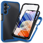 Til Samsung Galaxy A05s 4G Cover PC+TPU Anti-ridse Telefoncover med PET-skærmfilm