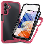Til Samsung Galaxy A05s 4G Cover PC+TPU Anti-ridse Telefoncover med PET-skærmfilm