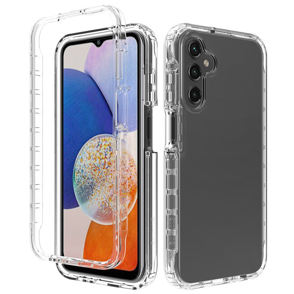 Til Samsung Galaxy A15 5G Gennemsigtigt Telefoncover med Gradient Bagside