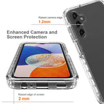 Til Samsung Galaxy A15 5G Gennemsigtigt Telefoncover med Gradient Bagside