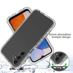 Til Samsung Galaxy A15 5G Gennemsigtigt Telefoncover med Gradient Bagside