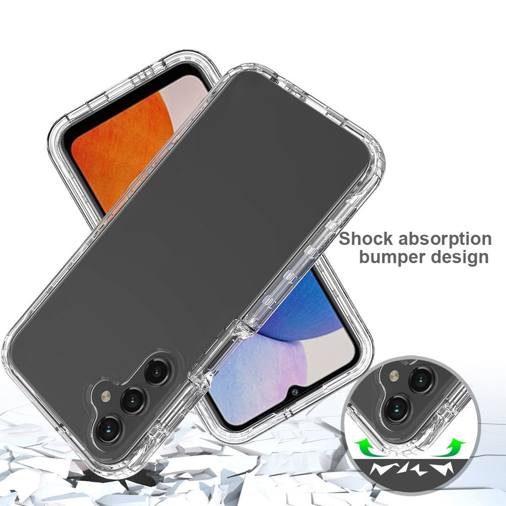 Til Samsung Galaxy A15 5G Gennemsigtigt Telefoncover med Gradient Bagside