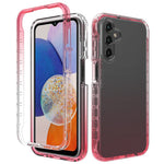 Til Samsung Galaxy A15 5G Gennemsigtigt Telefoncover med Gradient Bagside