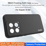 IMAK UC-3 Series For Xiaomi 14 Case Matte Soft TPU Protective Back Cover