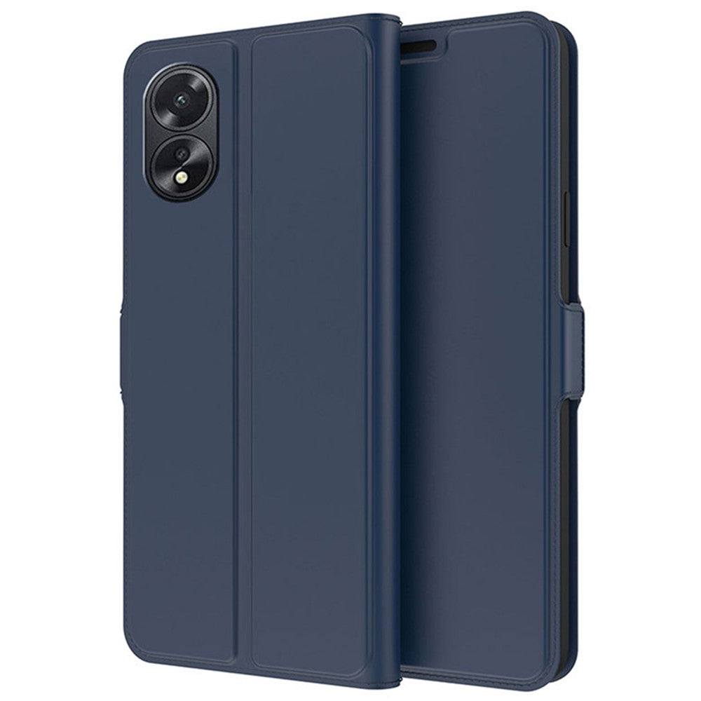 For Oppo A38 4G Phone Case Card Slot Flip Folio PU Leather Cover