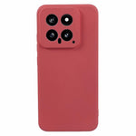 For Xiaomi 14 Case Fiber Lining Rubberized TPU Protective Phone Cover