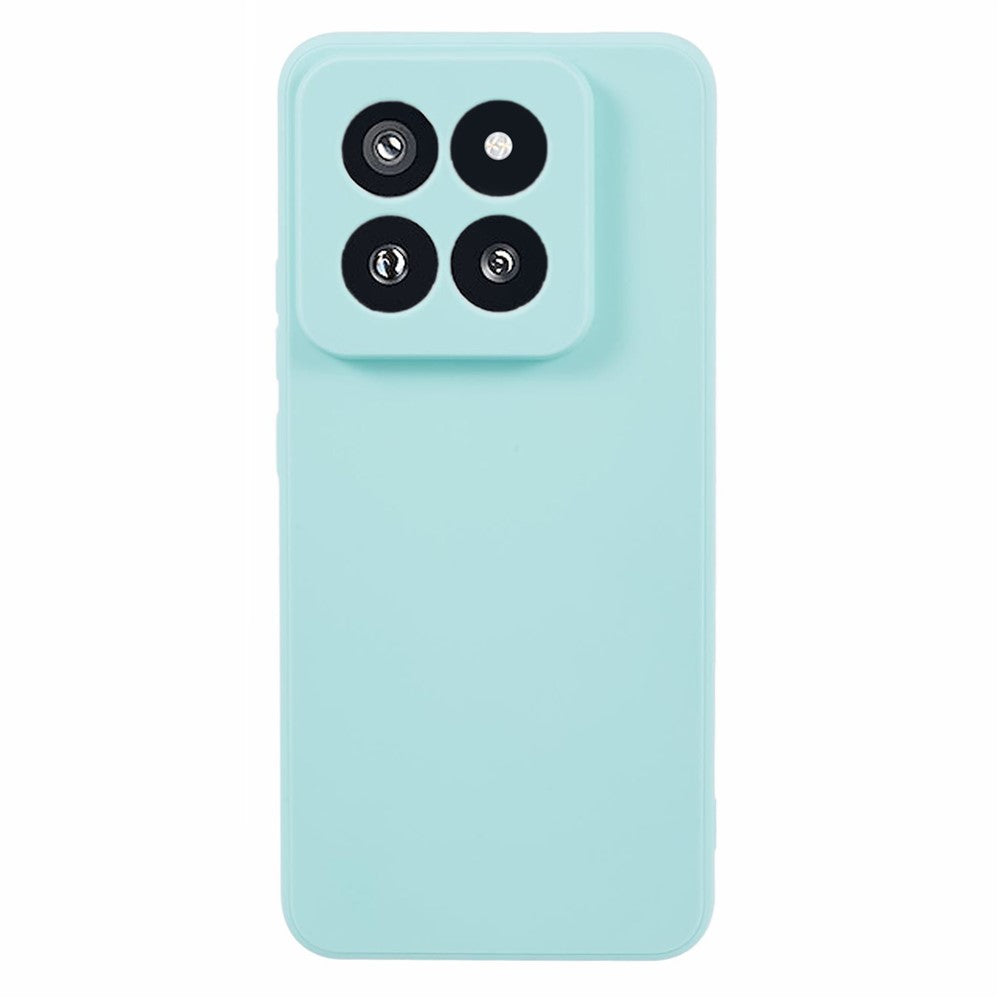 For Xiaomi 14 Pro TPU Case Straight Edge Candy Color Phone Cover